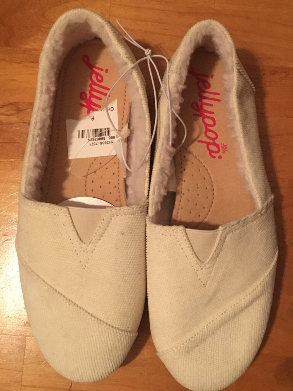 Jellypop Espadrille Ivory NWT